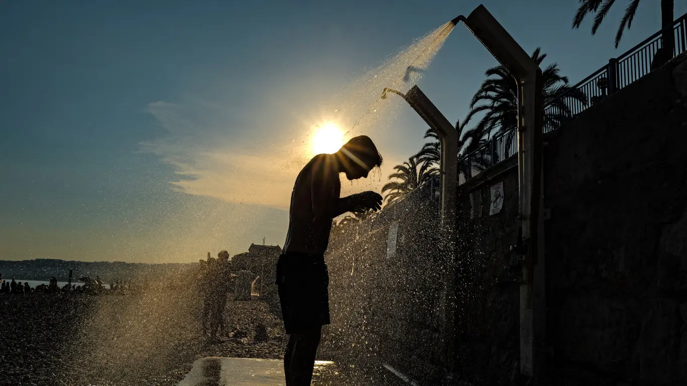 Foto mostra calor na Europa