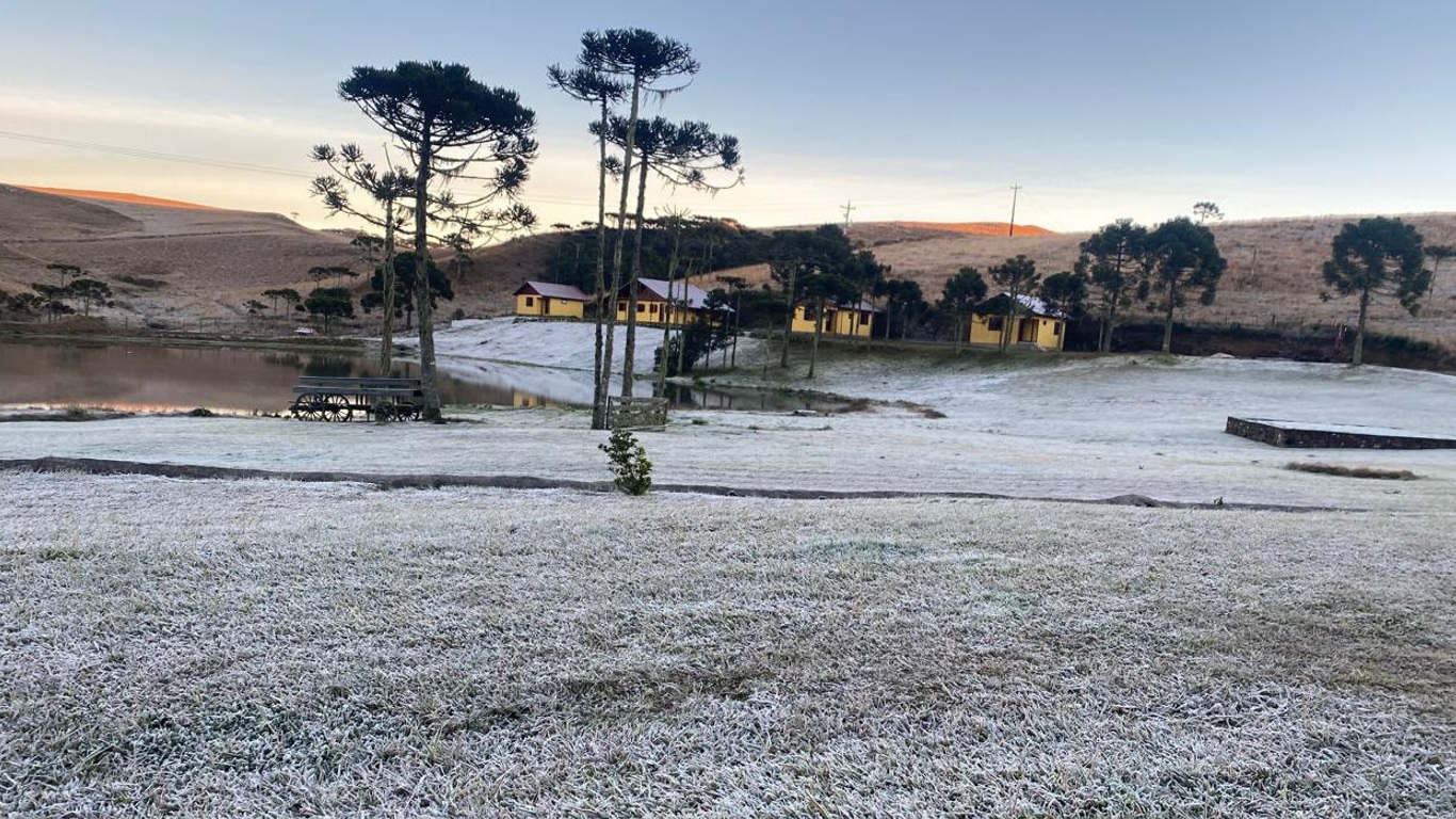 Foto do frio em São José dos Ausentes