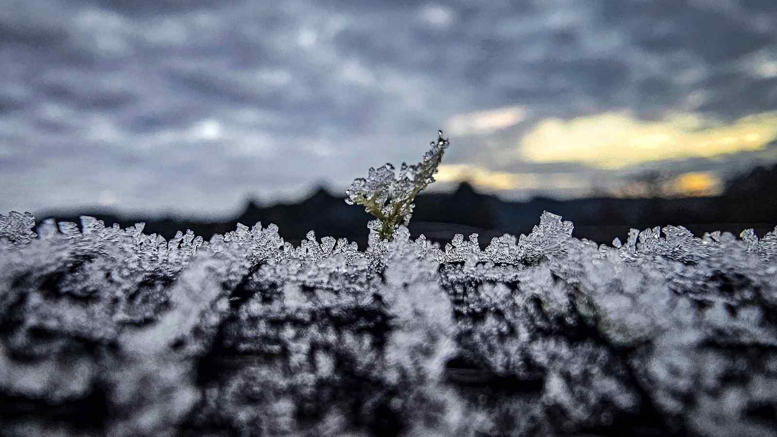 Foto mostra frio no Rio Grande do Sul