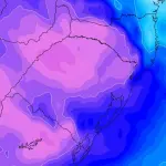 Massa de ar polar toma conta do Sul do Brasil nesta terça-feira