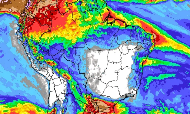 Previsão do tempo: tendência de chuva para dez dias no Brasil