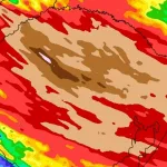 MetSul reforça alerta de chuva volumosa com risco de cheias de rios