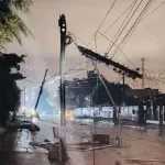 Vendaval de quase 100 km/h causa destruição no Litoral Norte