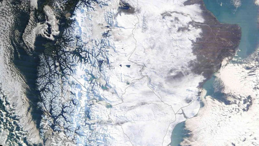 Frio extremo bate recorde e congela a Patagônia a -25ºC