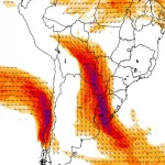 Dois rios atmosféricos intensos trarão chuva excessiva a extrema