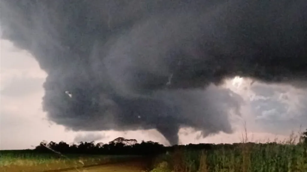 Supercélula de tempestade gerou o tornado no Rio Grande do Sul