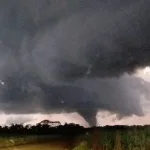 Supercélula de tempestade gerou o tornado no Rio Grande do Sul