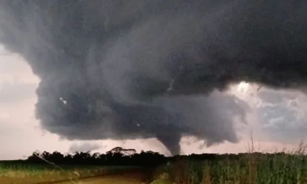 Supercélula de tempestade gerou o tornado no Rio Grande do Sul