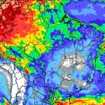 Previsão do tempo: tendência de chuva para dez dias no Brasil