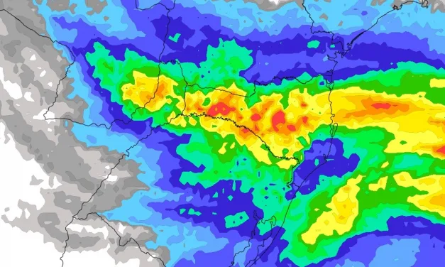 Começa período de três dias de instabilidade e chuva no Sul do Brasil