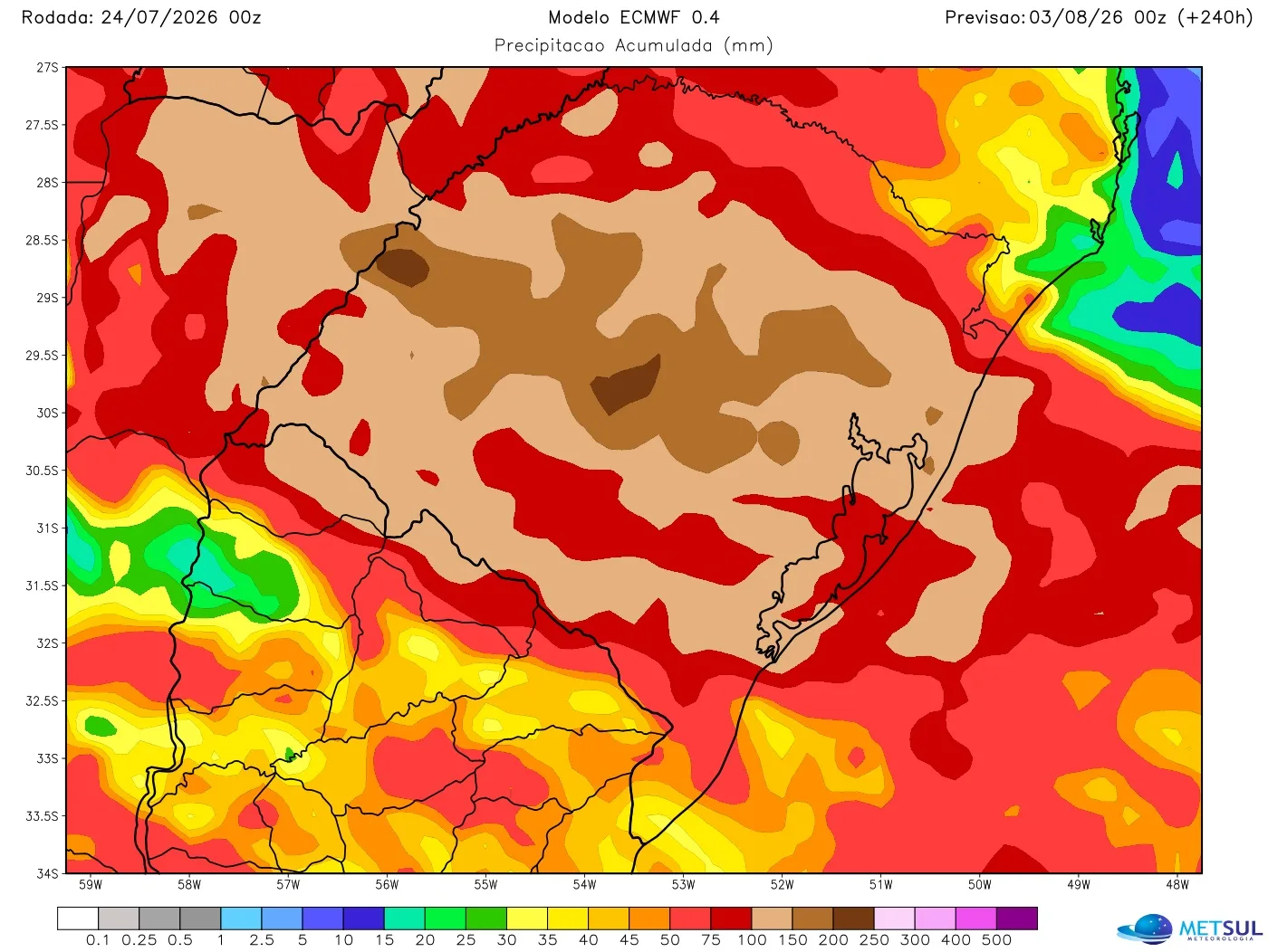 Mapa de chuva 