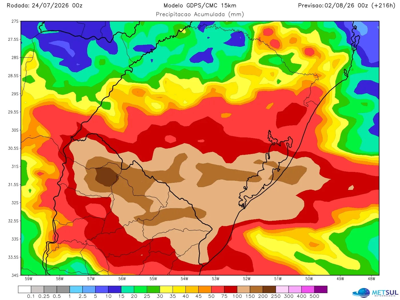 Mapa de chuva 