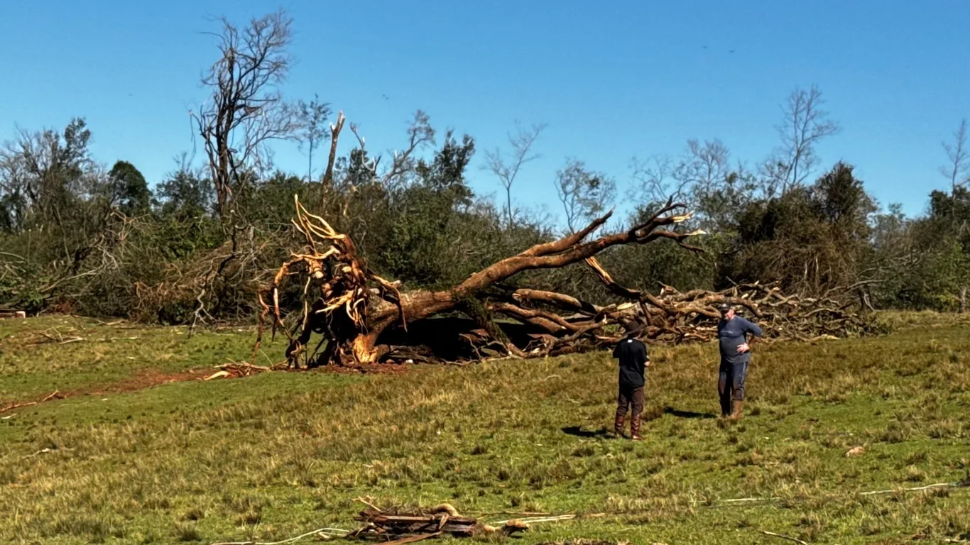 Foto de tornado em Giruá