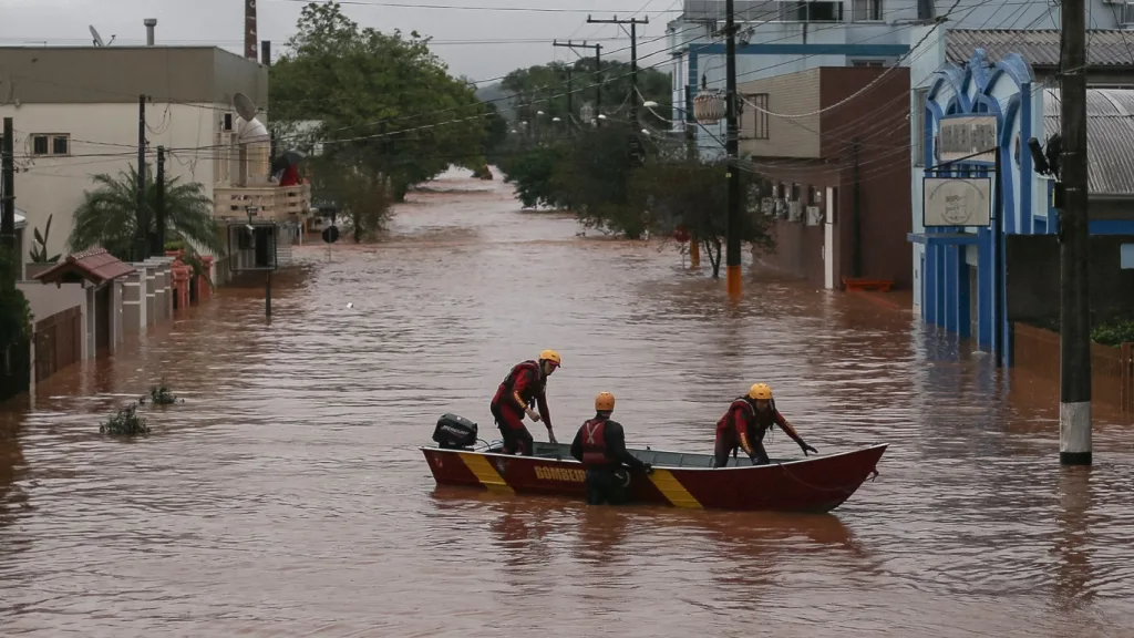 Mapa da enchente: onde os rios vão subir e baixar no Rio Grande do Sul