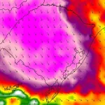 MetSul reforça alerta: vento Norte muito intenso trará danos e falta de luz