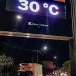 Noite bizarra para julho teve mais calor que no verão