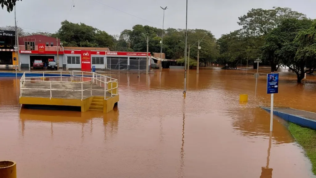 Cresce o risco de enchente no Oeste do Rio Grande do Sul