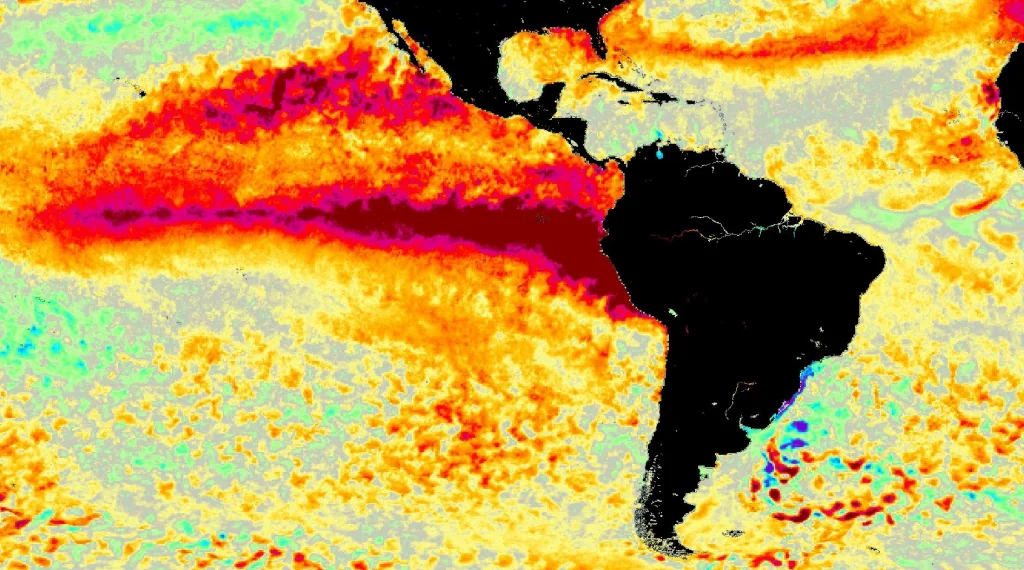 Pacífico atinge condições históricas de Super El Niño