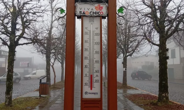 Terceira tarde seguida de muito frio tem até 5ºC