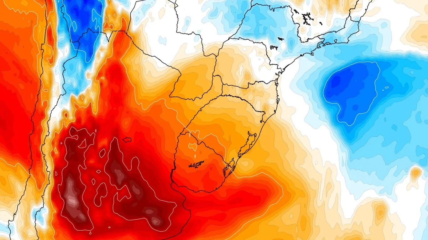 Ar mais quente chega hoje e vai amenizar o julho gelado até agora Ar mais quente começa a substituir a massa de ar frio gradualmente a partir de hoje e eleva a temperatura no Rio Grande do Sul