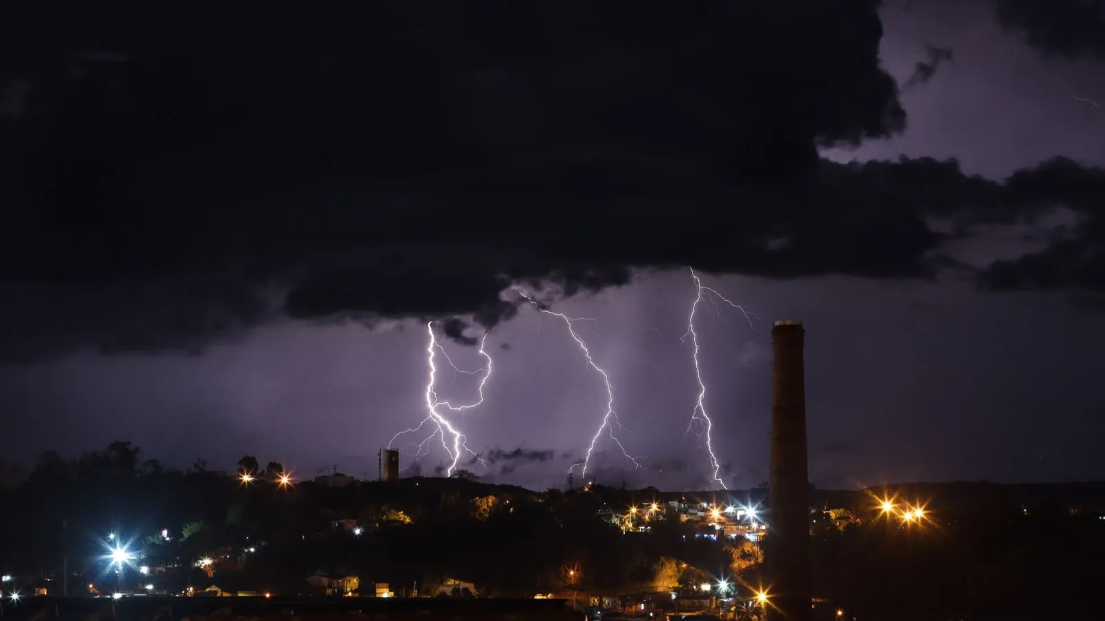 Foto de temporais no Oeste gaúcho 