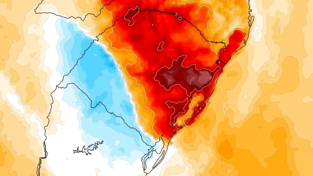 Vento de até 110 km/h e radical mudança de temperatura