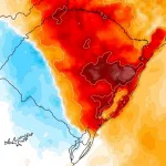 Vento de até 110 km/h e radical mudança de temperatura