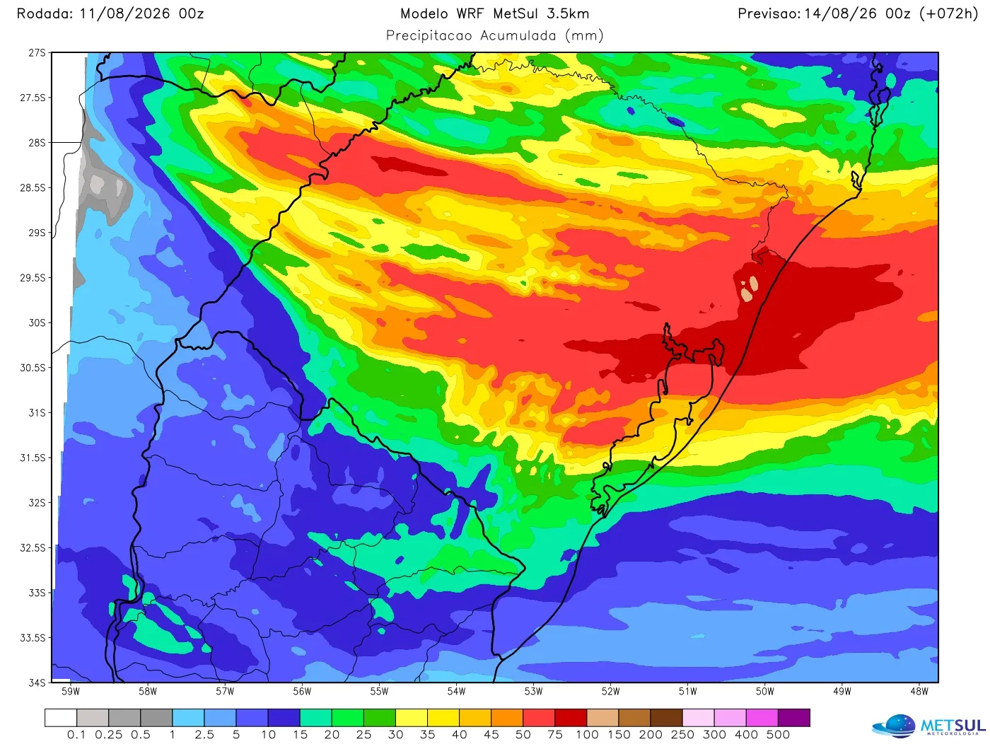 Mapa de chuva 