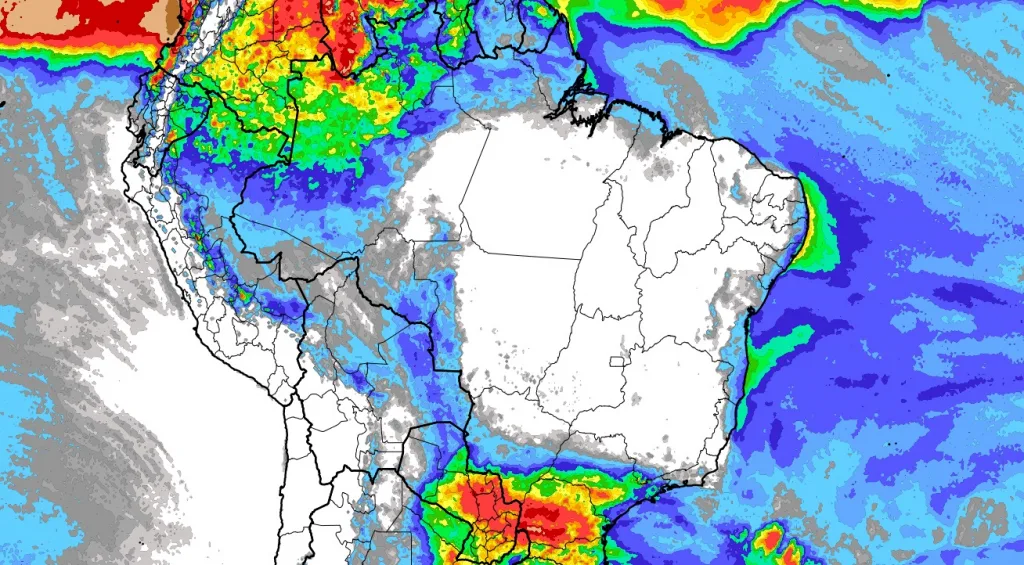 Veja onde mais vai ter chuva no Brasil nesta semana