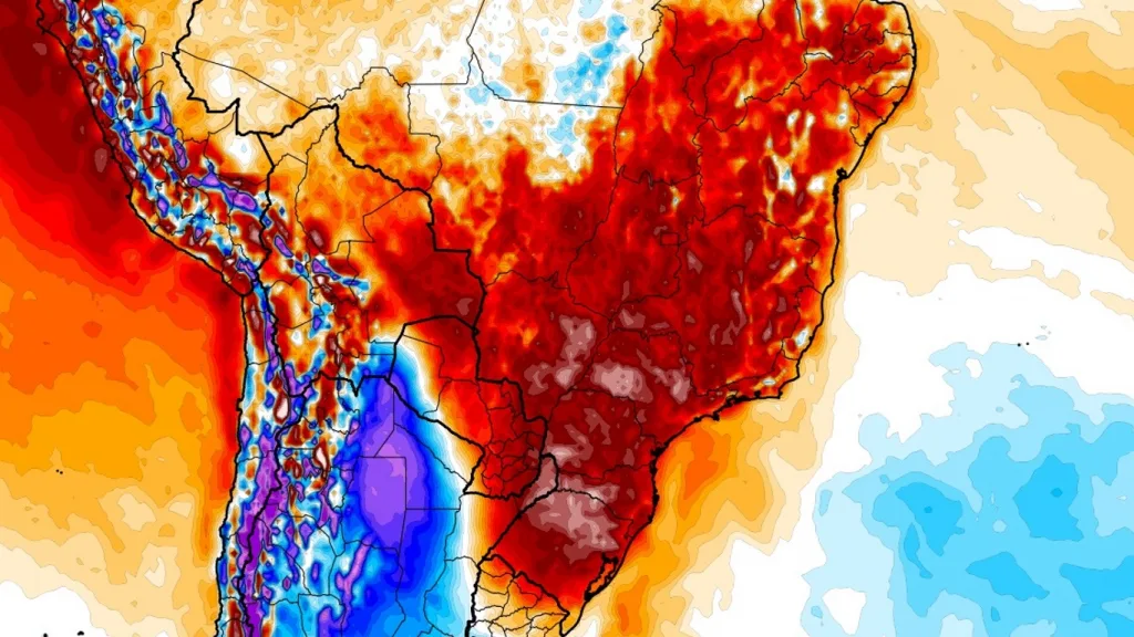 Bolha de calor atingirá todas as regiões do Brasil com até 43ºC