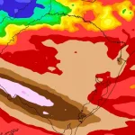 Episódio de chuva será longo e com risco de volumes excessivos