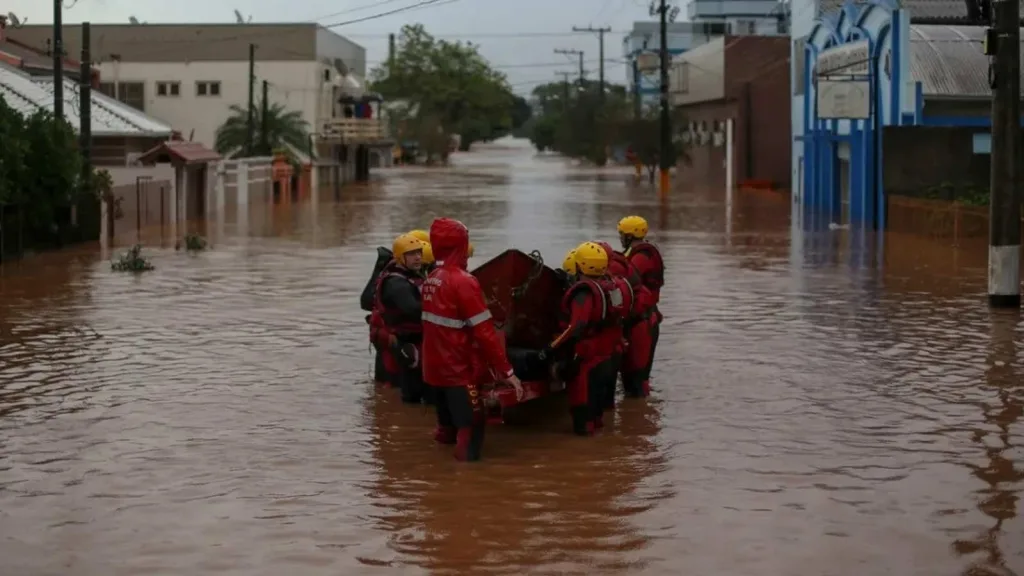 Chuva excessiva trará enchentes no Rio Grande do Sul e Santa Catarina