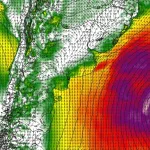 Dois ciclones vão trazer chuva, vento, frio abaixo de zero e ressaca no mar
