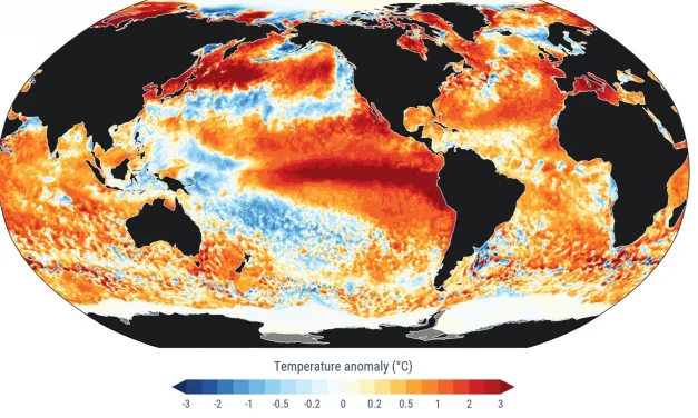 El Niño leva aquecimento dos oceanos a território desconhecido