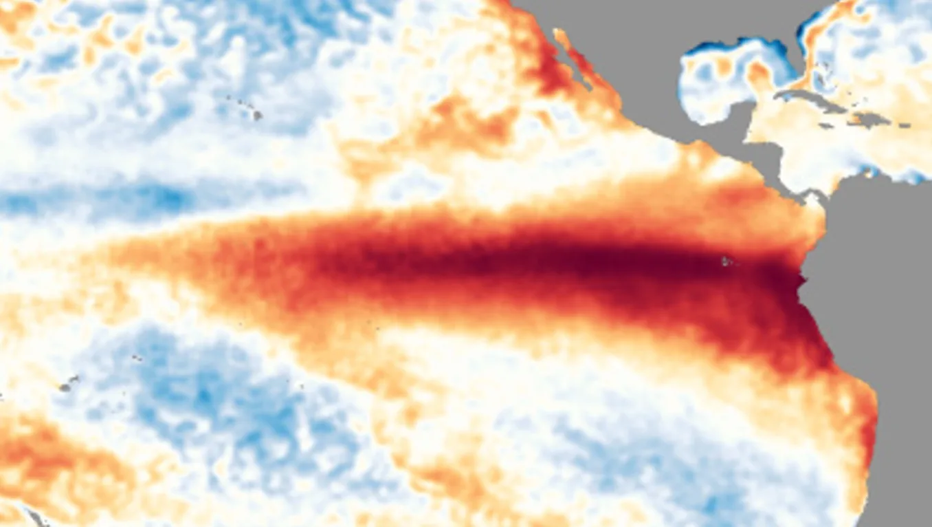 Mapa do El Niño
