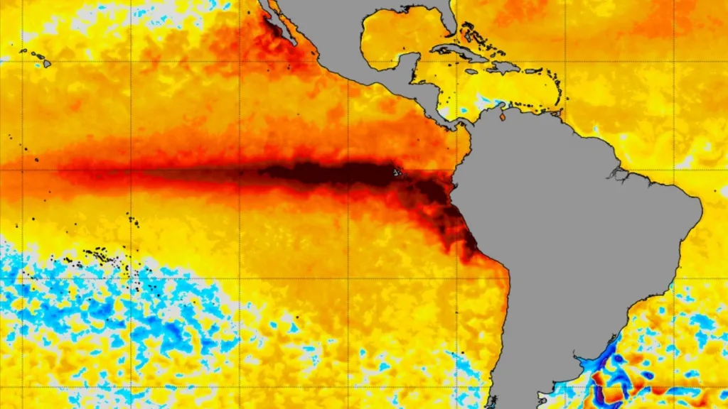 Como o El Niño se compara aos intensos da história no fim de agosto