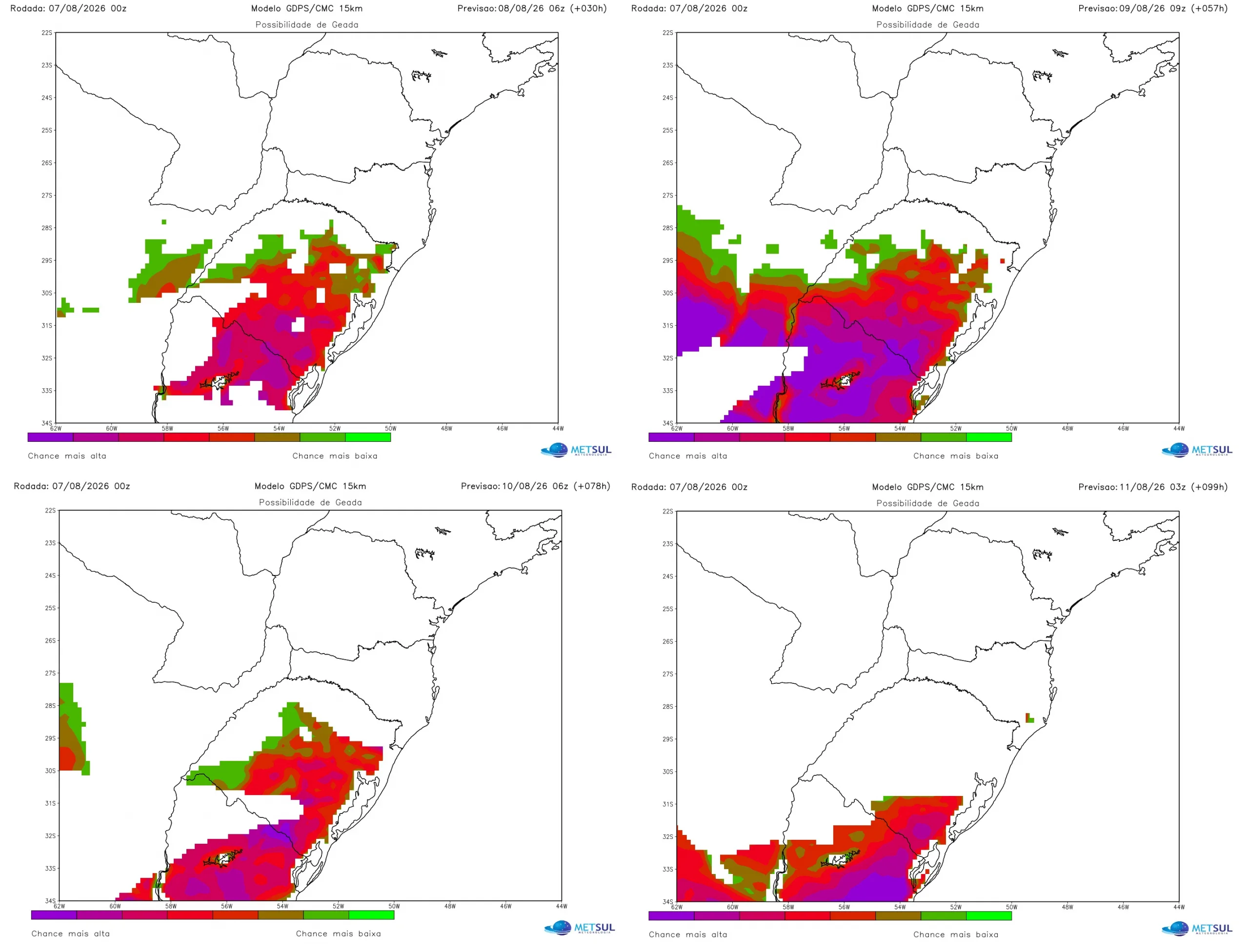 Mapas de geada