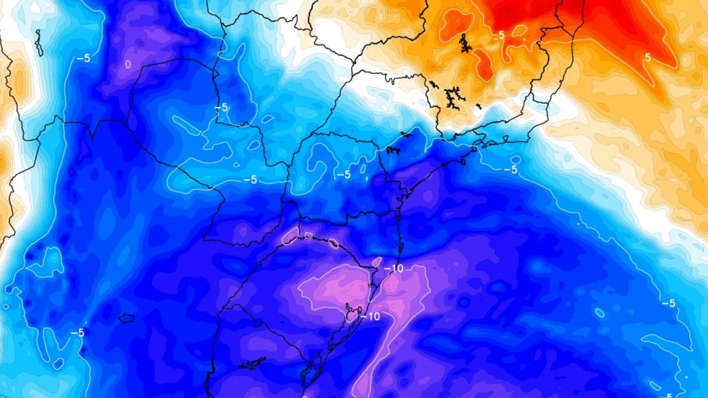 Grande massa de ar frio de fim de inverno tem data para chegar