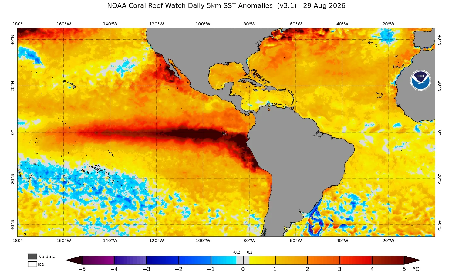 Mapa do El Niño