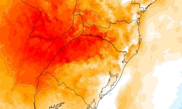 Previsão do tempo: ar frio se afasta e ingressa ar mais quente