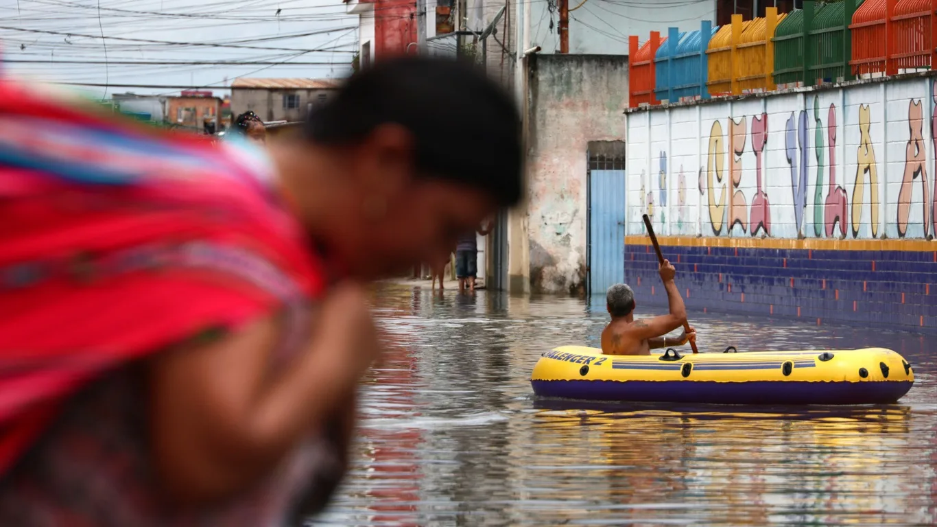 Foto de enchente em São Paulo 