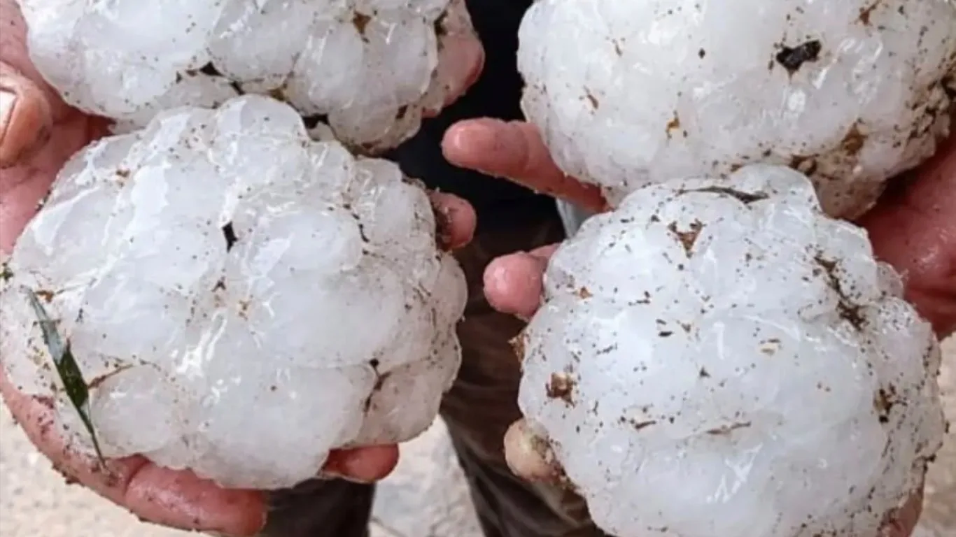 Granizo na Argentina 
