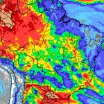 Previsão do tempo: tendência de chuva para dez dias no Brasil