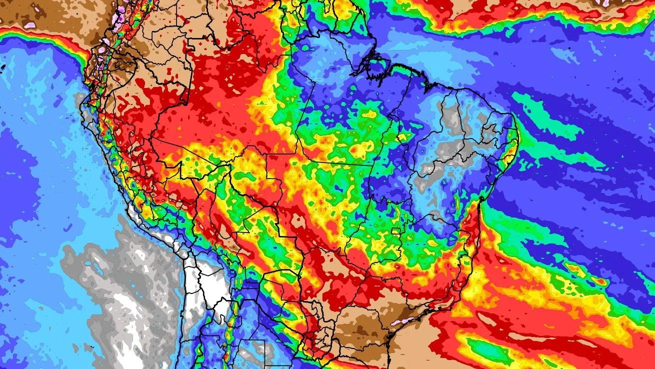 Chuva terá padrão muito incomum no Brasil na primeira metade do mês Condições do tempo nesta primeira quinzena de setembro fugirão bastante ao habitual com mais chuva que o normal