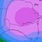 Outubro terá chuva extrema no Sul do Brasil com até 500 mm ou mais