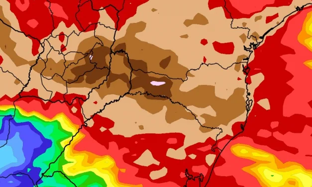 Novo episódio de chuva volumosa no Sul do Brasil trará mais cheias de rios