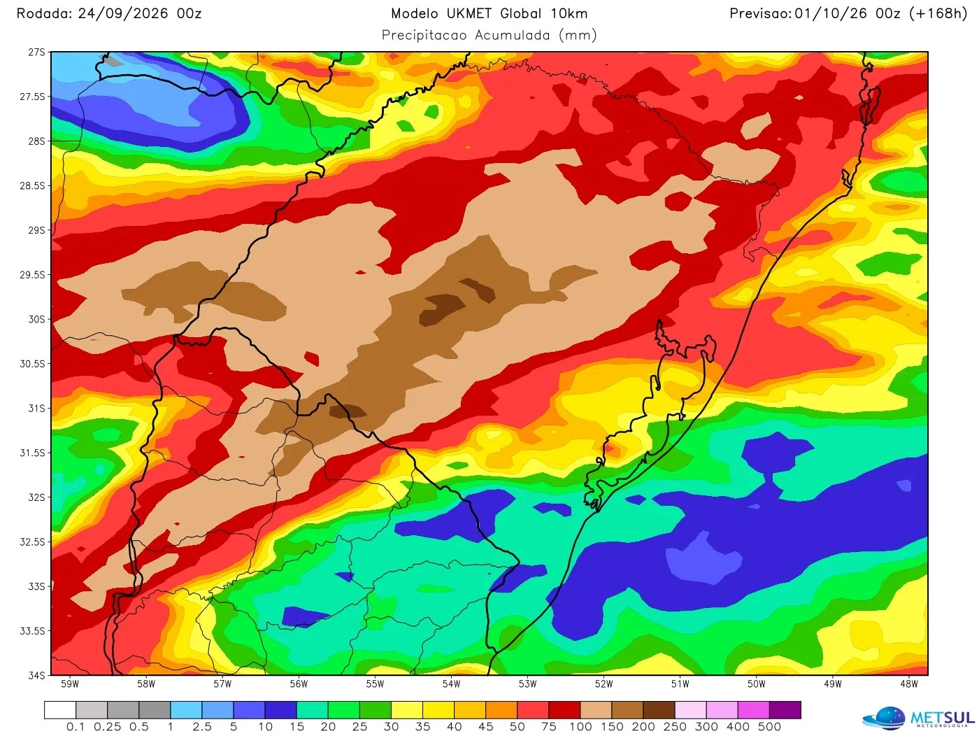Mapa de chuva