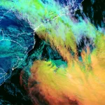 Ciclone extratropical se forma na costa do Sul do Brasil