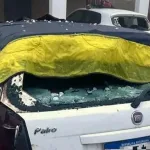 Granizo com pedras pesando meio quilo causa estragos na Argentina
