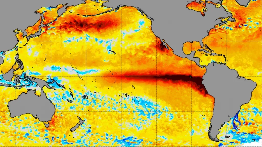 Probabilidade de El Niño recorde sobe para 100%